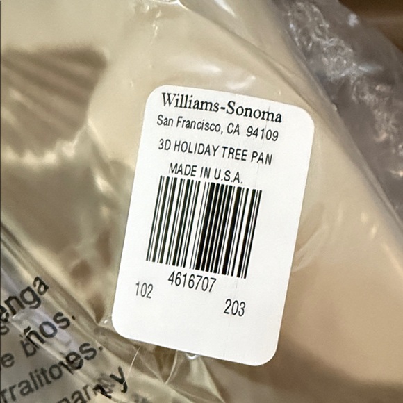 Williams Sonoma Festive Gold Tree Baking Pan - BNWT - Picture 4 of 4